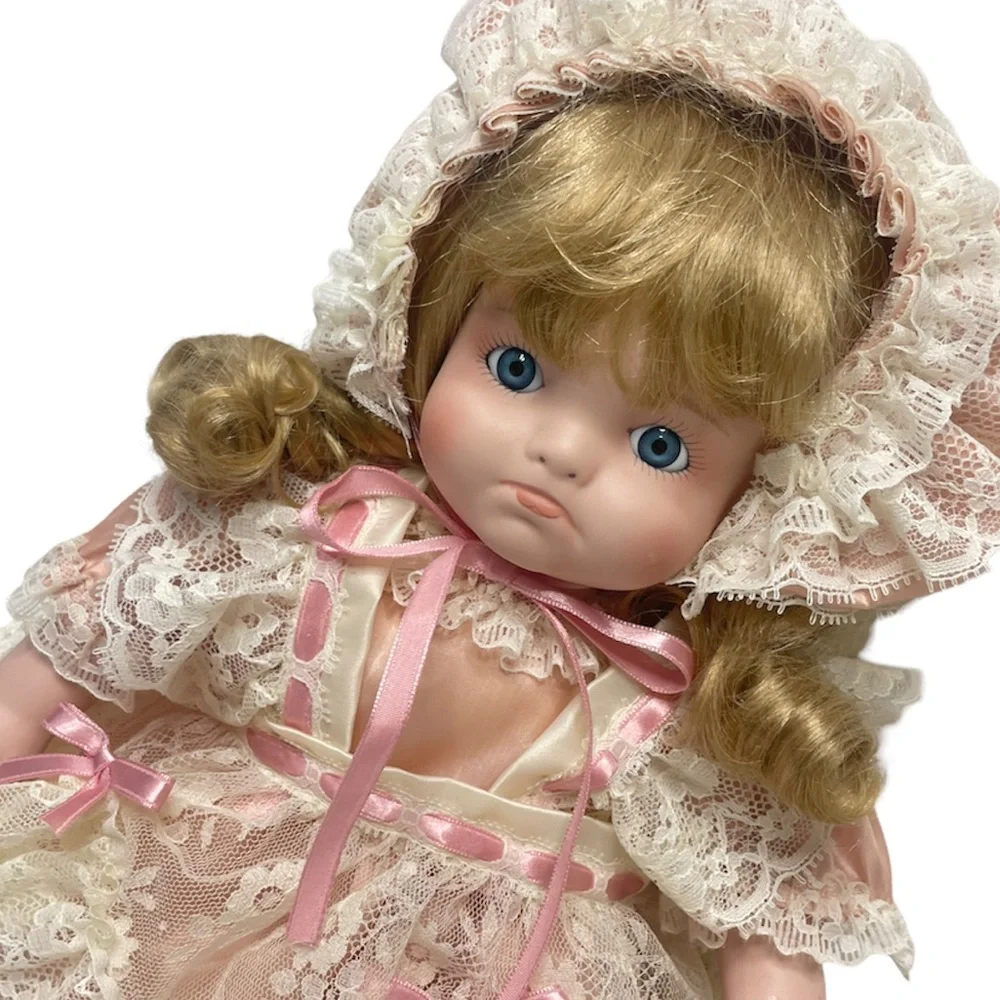 Vintage Doll Porcelain Seymour Mann Connoisseur Pouty Patty Collectibles Toys